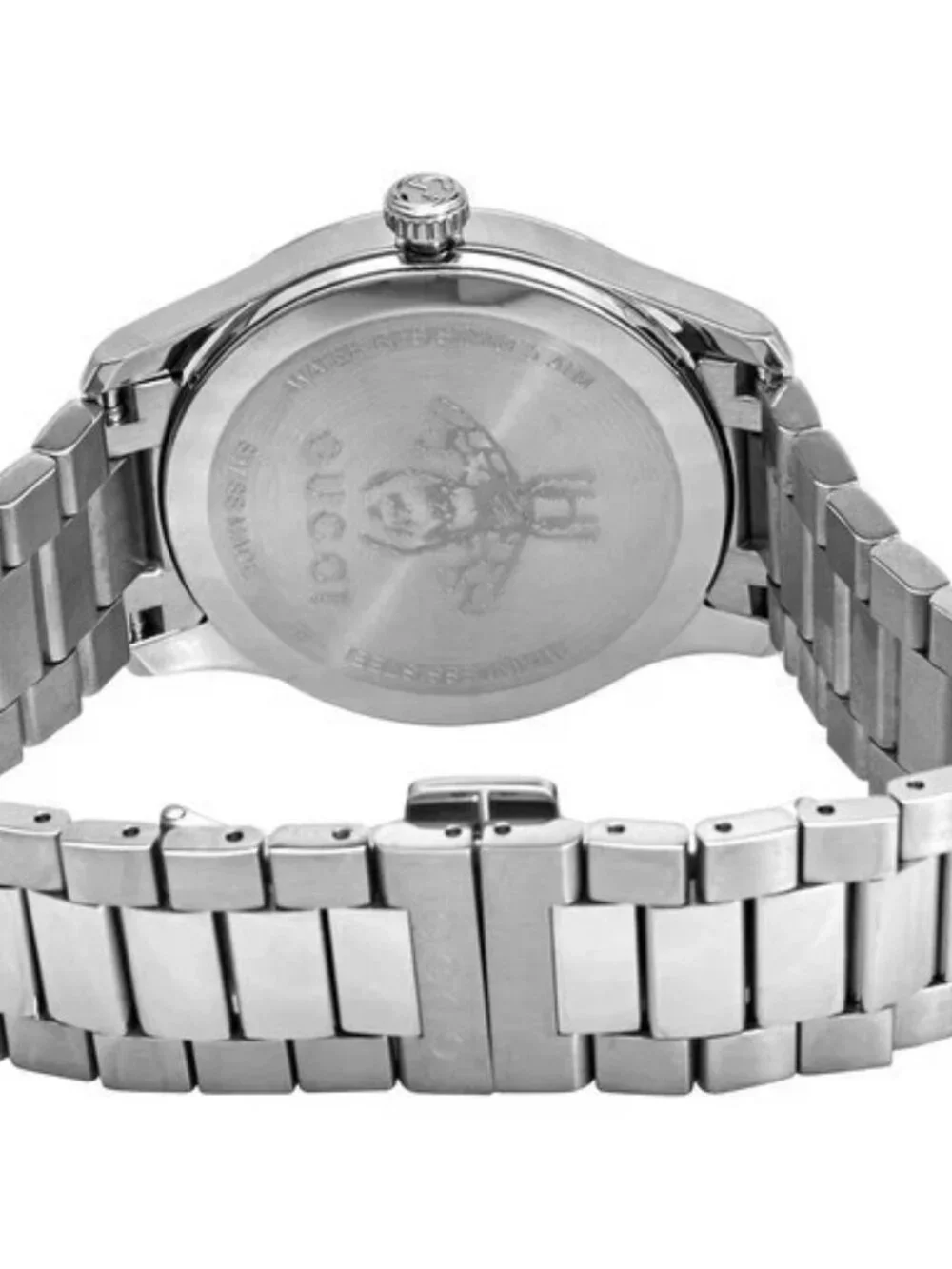 Gucci G-Timeless Bee Dial Swiss Quartz Watch Stainless Steel 38mm